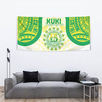 Kuki Independence 2026 Tapestry Cook Islands 15 Finest White Version LT05 - Polynesian Pride