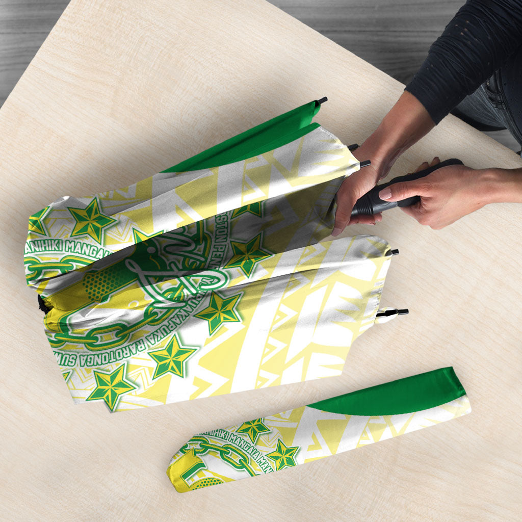 Kuki Independence 2026 Umbrella Cook Islands 15 Finest White Version LT05 - Polynesian Pride