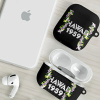 Hawaii Statehood Day AirPods Case Kakau Pattern With Maile Pikake Honohono Lei LT05 - Polynesian Pride