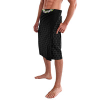 Hawaii Statehood Day Lavalava Kakau Pattern With Maile Pikake Honohono Lei LT05 - Polynesian Pride