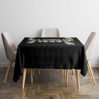 Hawaii Statehood Day Tablecloth Kakau Pattern With Maile Pikake Honohono Lei LT05 - Polynesian Pride