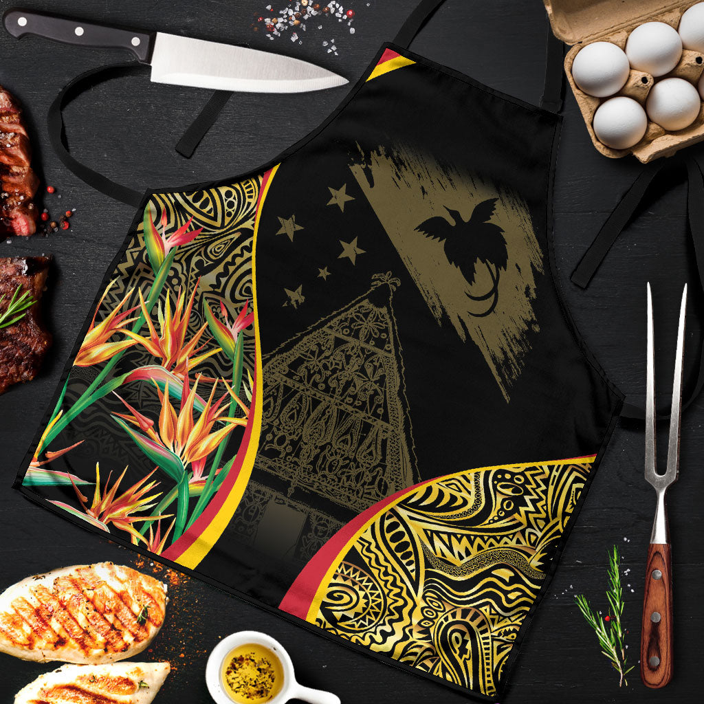 Papua New Guinea Hapi De Bilong Indipendens Apron Special Style LT05 Black - Polynesian Pride