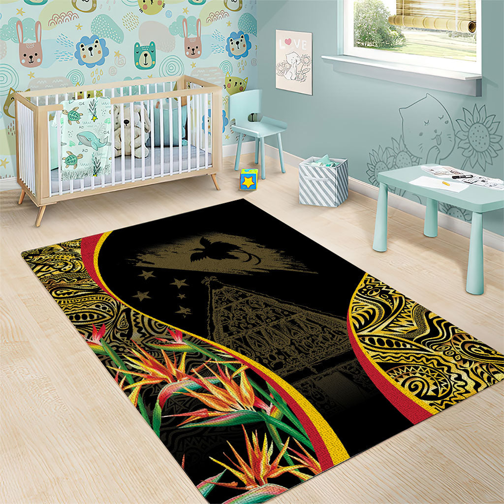 Papua New Guinea Hapi De Bilong Indipendens Area Rug Special Style LT05 - Polynesian Pride