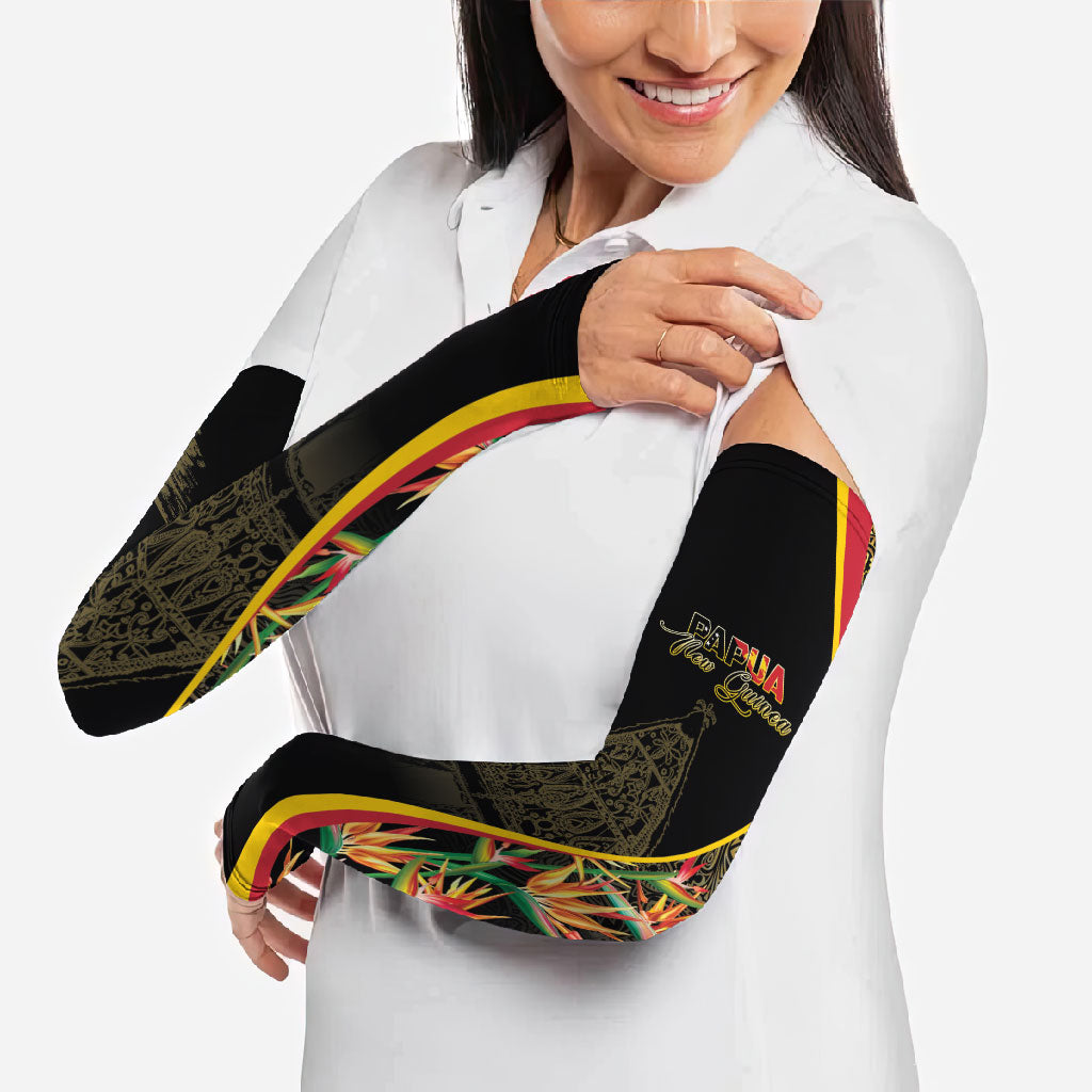 Papua New Guinea Hapi De Bilong Indipendens Arm Sleeves Special Style LT05 - Polynesian Pride
