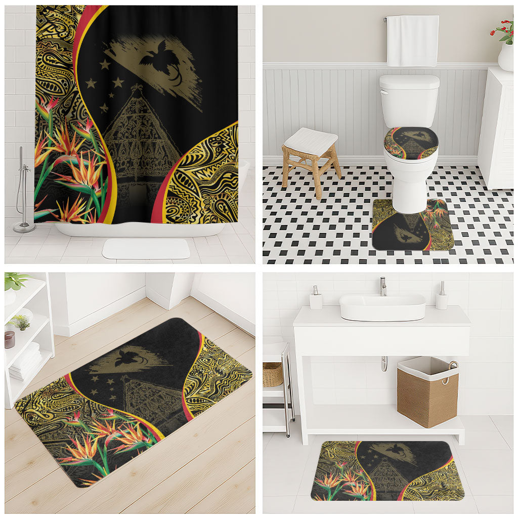 Papua New Guinea Hapi De Bilong Indipendens Bathroom Set Special Style LT05 - Polynesian Pride