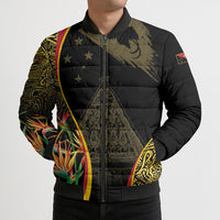 Papua New Guinea Hapi De Bilong Indipendens Bomber Puffer Jacket Special Style LT05 - Polynesian Pride