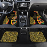 Papua New Guinea Hapi De Bilong Indipendens Car Mats Special Style LT05 Set 4pcs Black - Polynesian Pride