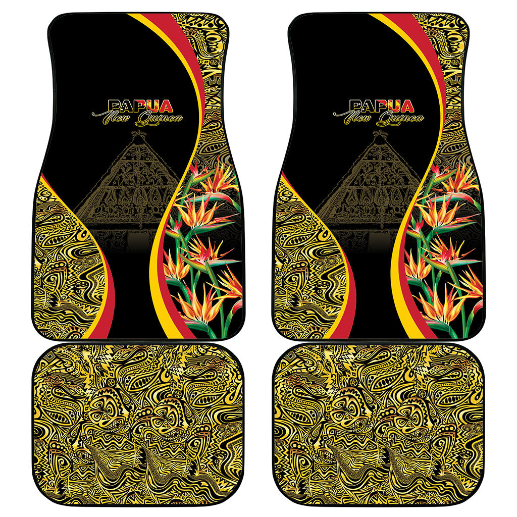 Papua New Guinea Hapi De Bilong Indipendens Car Mats Special Style LT05 - Polynesian Pride