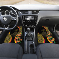 Papua New Guinea Hapi De Bilong Indipendens Car Mats Special Style LT05 Set 2pcs - Front Black - Polynesian Pride
