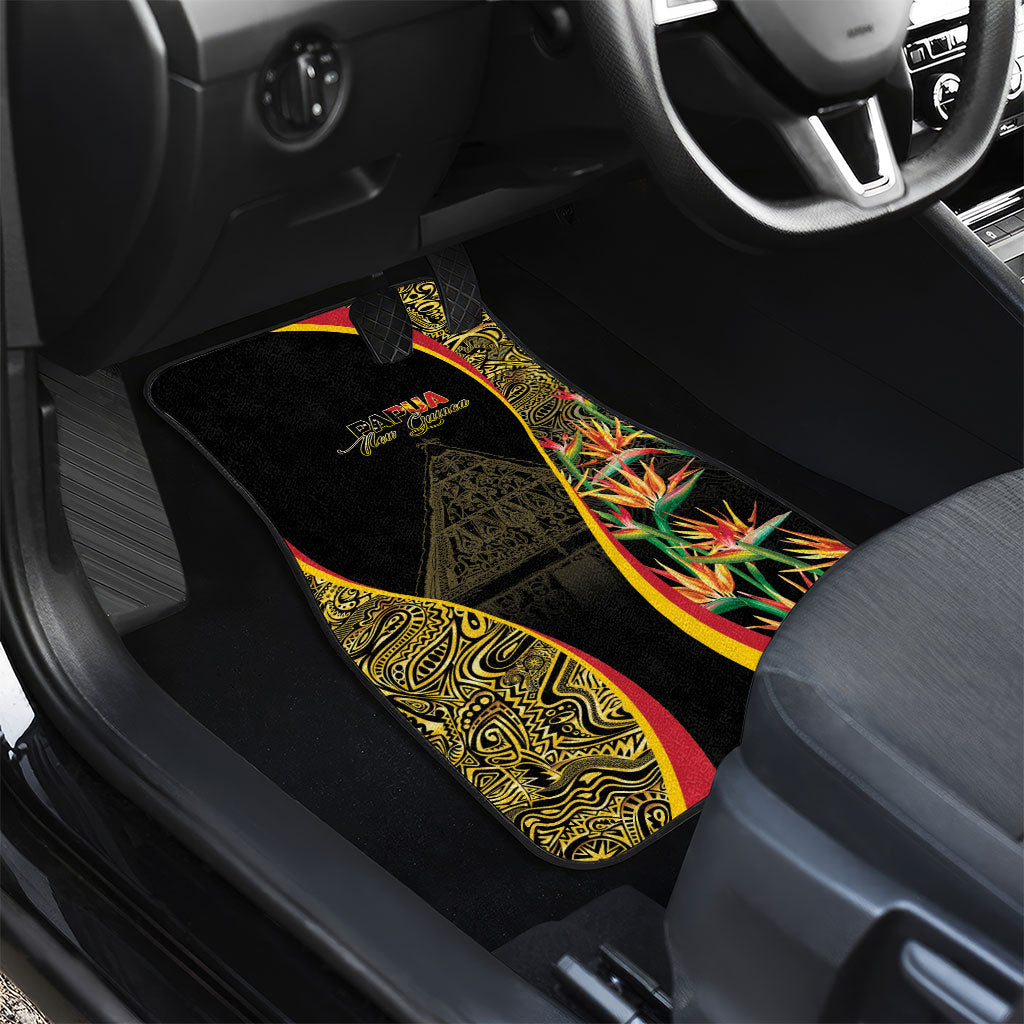 Papua New Guinea Hapi De Bilong Indipendens Car Mats Special Style LT05 - Polynesian Pride