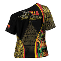 Papua New Guinea Hapi De Bilong Indipendens Cross Shoulder Shirt Special Style LT05 - Polynesian Pride