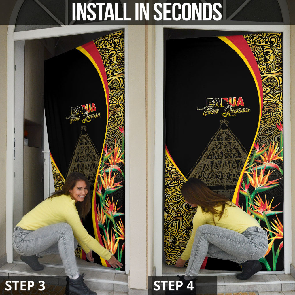 Papua New Guinea Hapi De Bilong Indipendens Door Cover Special Style LT05 - Polynesian Pride