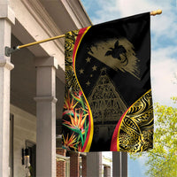 Papua New Guinea Hapi De Bilong Indipendens Garden Flag Special Style LT05 House Flag Black - Polynesian Pride