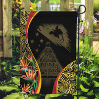 Papua New Guinea Hapi De Bilong Indipendens Garden Flag Special Style LT05 Garden Flag Black - Polynesian Pride