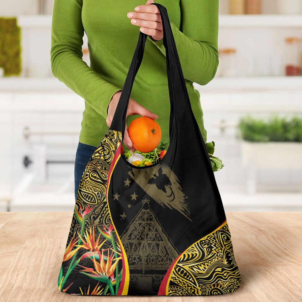 Papua New Guinea Hapi De Bilong Indipendens Grocery Bag Special Style LT05 - Polynesian Pride