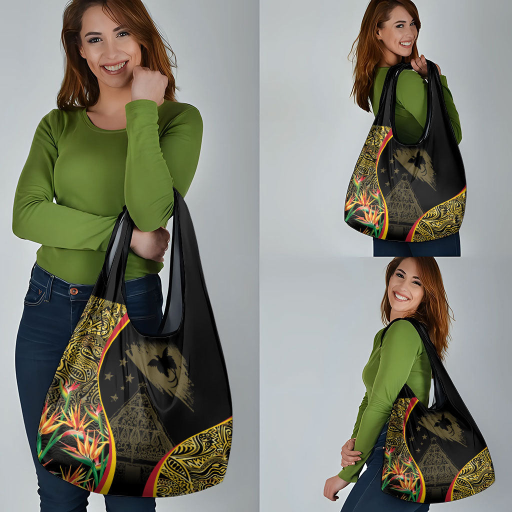Papua New Guinea Hapi De Bilong Indipendens Grocery Bag Special Style LT05 - Polynesian Pride