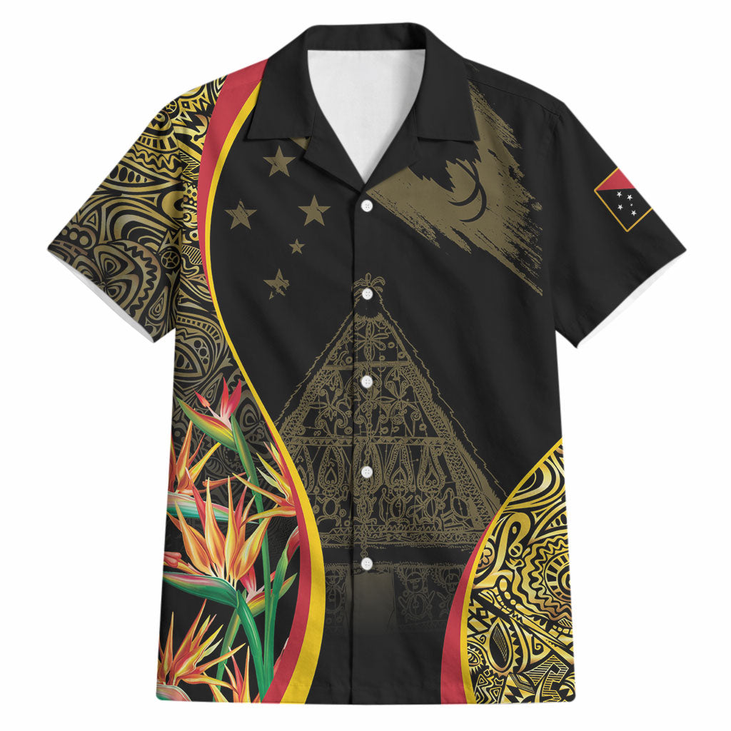 Papua New Guinea Hapi De Bilong Indipendens Hawaiian Shirt Special Style LT05 Black - Polynesian Pride