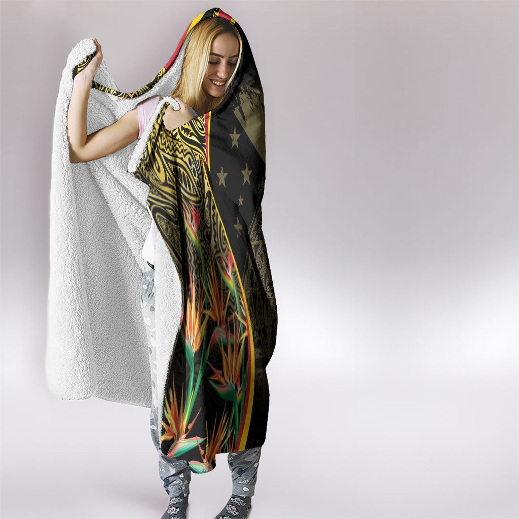 Papua New Guinea Hapi De Bilong Indipendens Hooded Blanket Special Style LT05 - Polynesian Pride