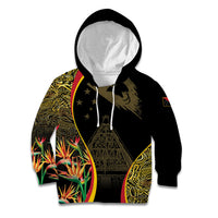 Papua New Guinea Hapi De Bilong Indipendens Kid Hoodie Special Style LT05 Hoodie Black - Polynesian Pride
