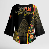 Papua New Guinea Hapi De Bilong Indipendens Kimono Sleeve Blouse Special Style LT05 - Polynesian Pride