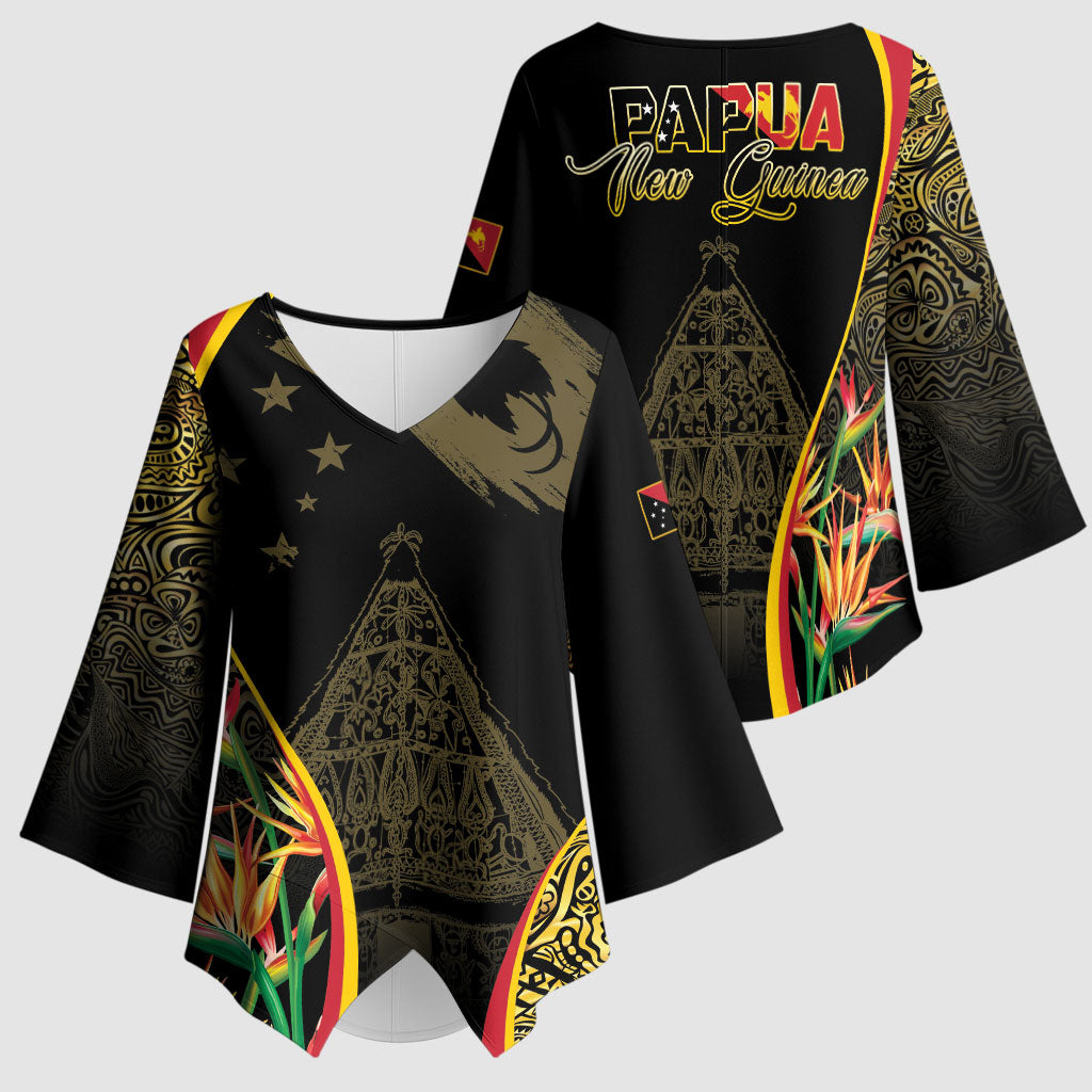 Papua New Guinea Hapi De Bilong Indipendens Kimono Sleeve Blouse Special Style LT05 - Polynesian Pride