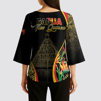 Papua New Guinea Hapi De Bilong Indipendens Kimono Sleeve Blouse Special Style LT05 - Polynesian Pride