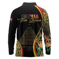Papua New Guinea Hapi De Bilong Indipendens Long Sleeve Polo Shirt Special Style LT05 - Polynesian Pride
