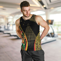 Papua New Guinea Hapi De Bilong Indipendens Men Tank Top Special Style LT05 Black - Polynesian Pride