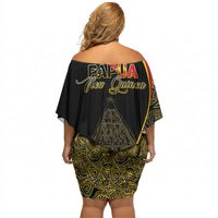 Papua New Guinea Hapi De Bilong Indipendens Off Shoulder Short Dress Special Style LT05 - Polynesian Pride
