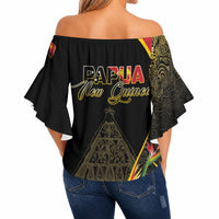 Papua New Guinea Hapi De Bilong Indipendens Off Shoulder Wrap Waist Top Special Style LT05 - Polynesian Pride