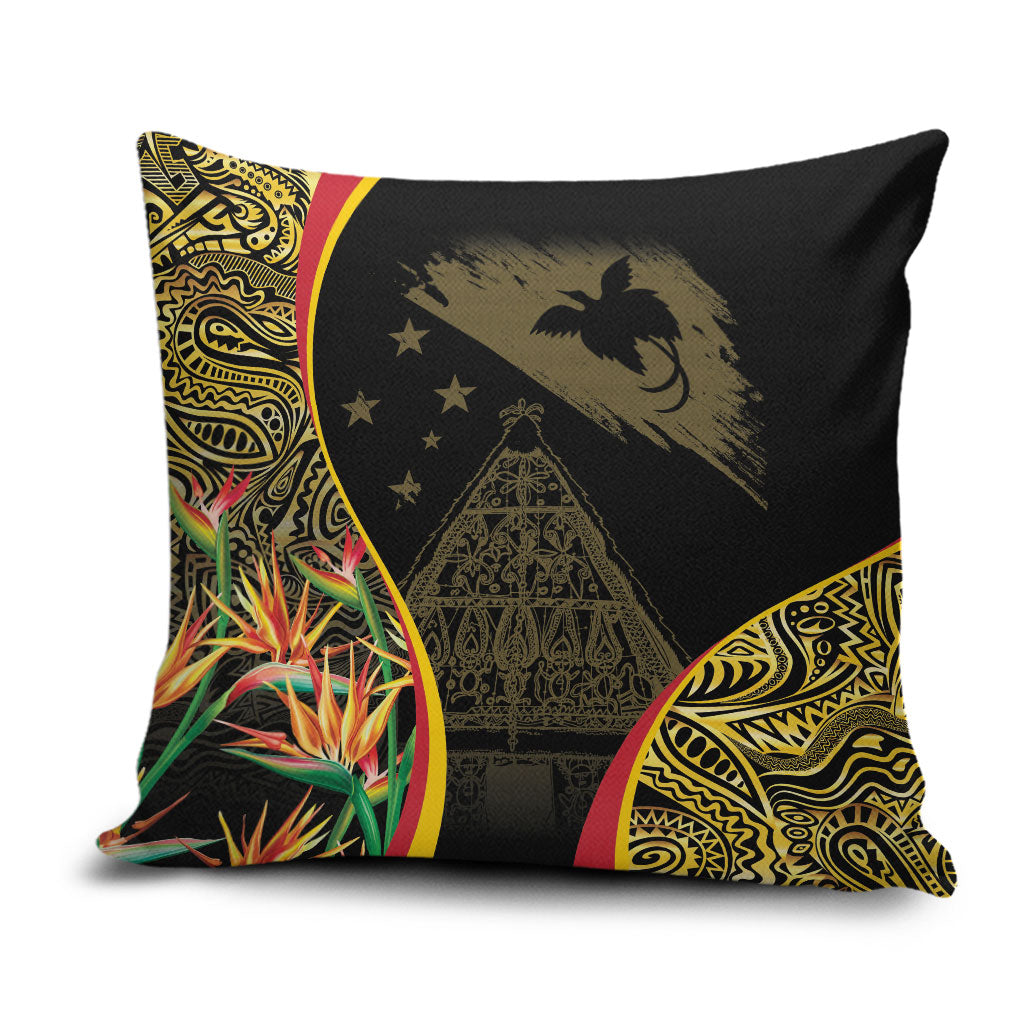 Papua New Guinea Hapi De Bilong Indipendens Pillow Cover Special Style LT05 Black - Polynesian Pride