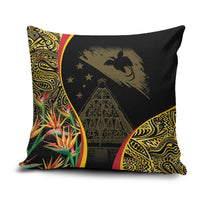 Papua New Guinea Hapi De Bilong Indipendens Pillow Cover Special Style LT05 Black - Polynesian Pride