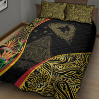 Papua New Guinea Hapi De Bilong Indipendens Quilt Bed Set Special Style LT05 - Polynesian Pride