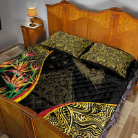 Papua New Guinea Hapi De Bilong Indipendens Quilt Bed Set Special Style LT05 - Polynesian Pride