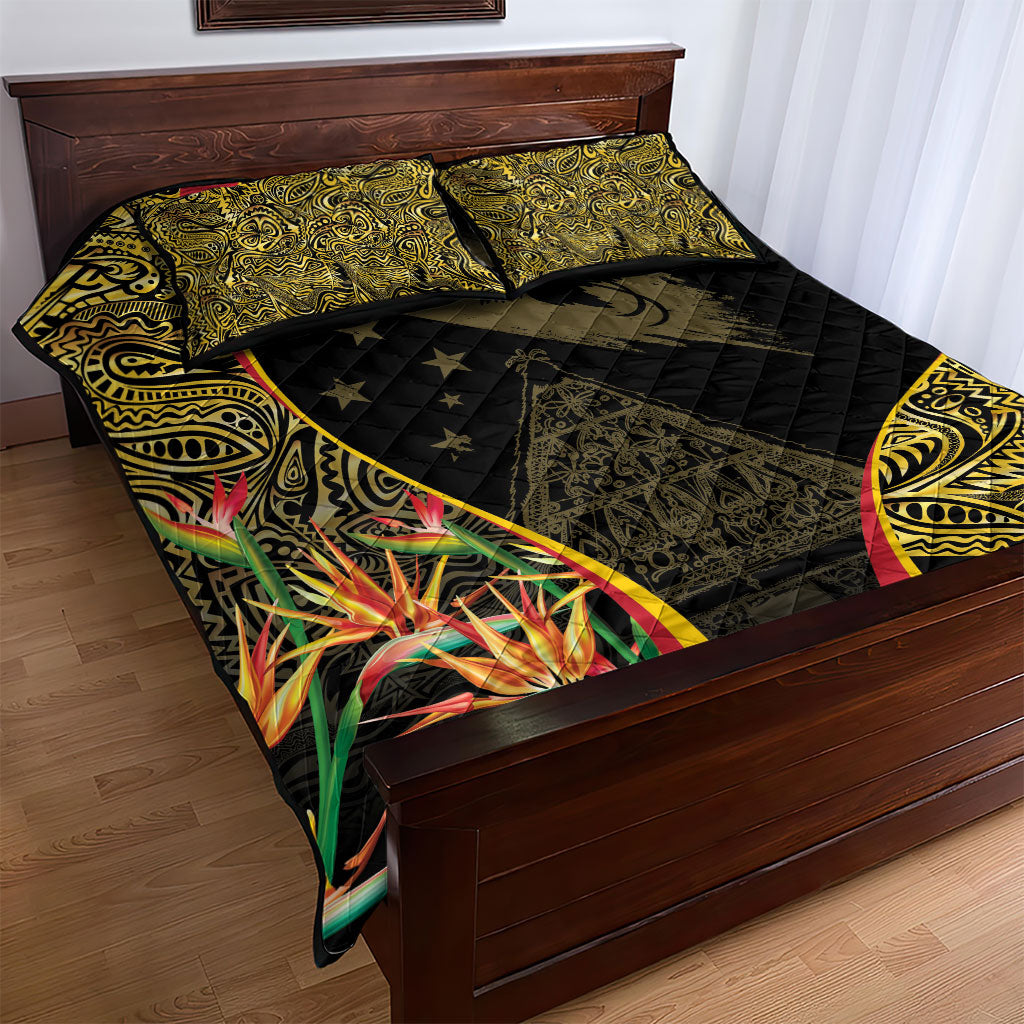 Papua New Guinea Hapi De Bilong Indipendens Quilt Bed Set Special Style LT05 - Polynesian Pride