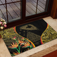 Papua New Guinea Hapi De Bilong Indipendens Rubber Doormat Special Style LT05 - Polynesian Pride