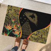 Papua New Guinea Hapi De Bilong Indipendens Rubber Doormat Special Style LT05 - Polynesian Pride