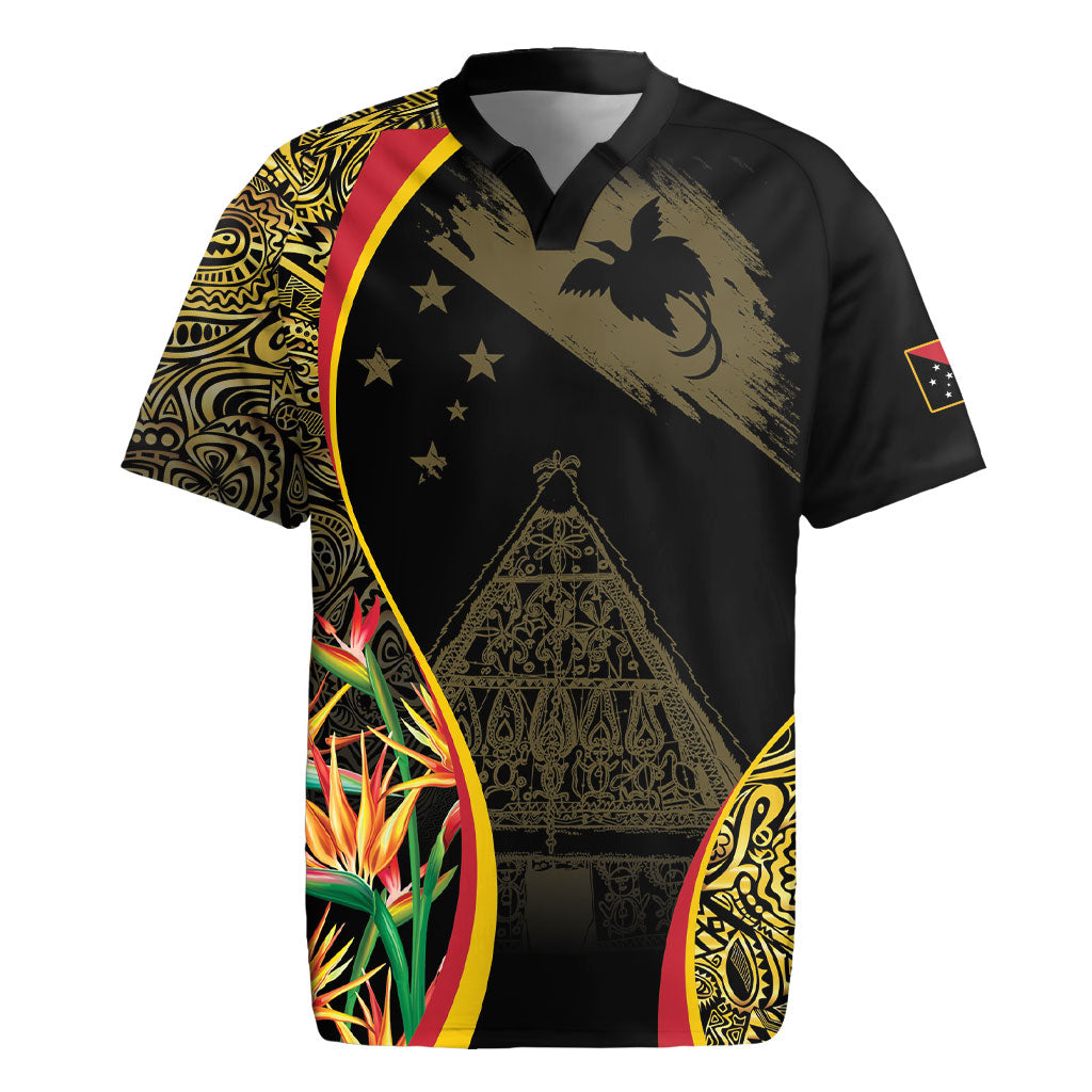 Papua New Guinea Hapi De Bilong Indipendens Rugby Jersey Special Style LT05 Black - Polynesian Pride