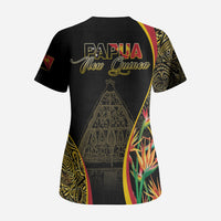 Papua New Guinea Hapi De Bilong Indipendens Scrub Top Special Style LT05 - Polynesian Pride