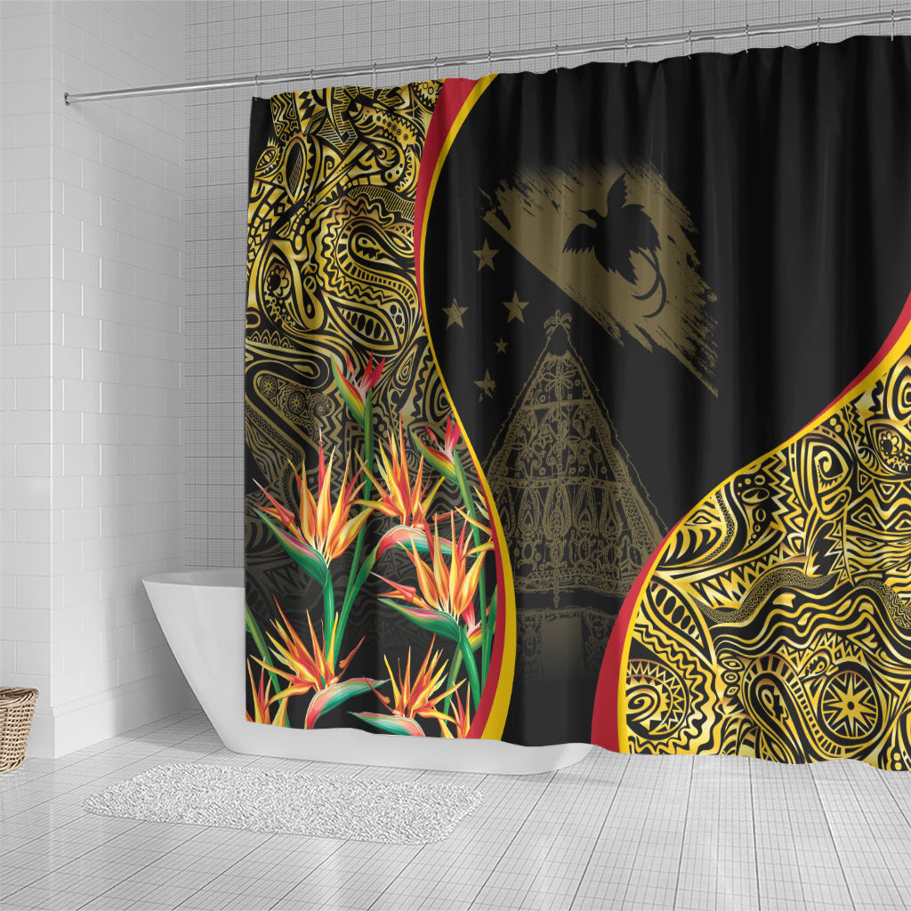 Papua New Guinea Hapi De Bilong Indipendens Shower Curtain Special Style LT05 - Polynesian Pride