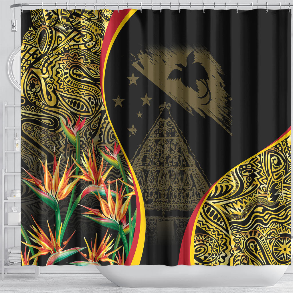 Papua New Guinea Hapi De Bilong Indipendens Shower Curtain Special Style LT05 - Polynesian Pride
