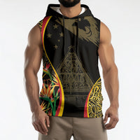 Papua New Guinea Hapi De Bilong Indipendens Sleeveless Hoodie Special Style LT05 - Polynesian Pride