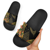 Papua New Guinea Hapi De Bilong Indipendens Slide Sandals Special Style LT05 - Polynesian Pride
