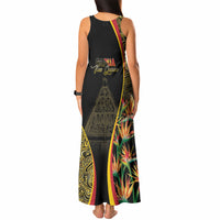 Papua New Guinea Hapi De Bilong Indipendens Tank Maxi Dress Special Style LT05 - Polynesian Pride