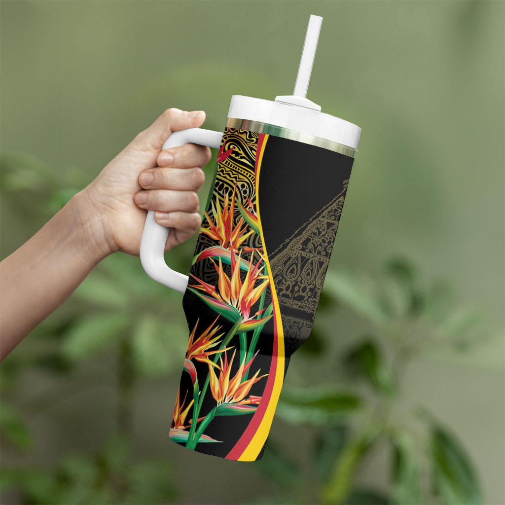 Papua New Guinea Hapi De Bilong Indipendens Tumbler With Handle Special Style LT05 - Polynesian Pride