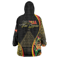 Papua New Guinea Hapi De Bilong Indipendens Wearable Blanket Hoodie Special Style LT05 - Polynesian Pride