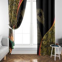 Papua New Guinea Hapi De Bilong Indipendens Window Curtain Special Style LT05 - Polynesian Pride