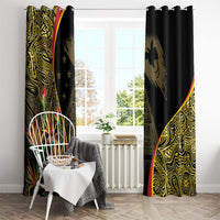 Papua New Guinea Hapi De Bilong Indipendens Window Curtain Special Style LT05 - Polynesian Pride