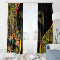 Papua New Guinea Hapi De Bilong Indipendens Window Curtain Special Style LT05 - Polynesian Pride