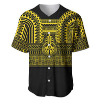 Philippines Filipinos Baseball Jersey Igorot Tribal Pattern Black LT05 Black - Polynesian Pride